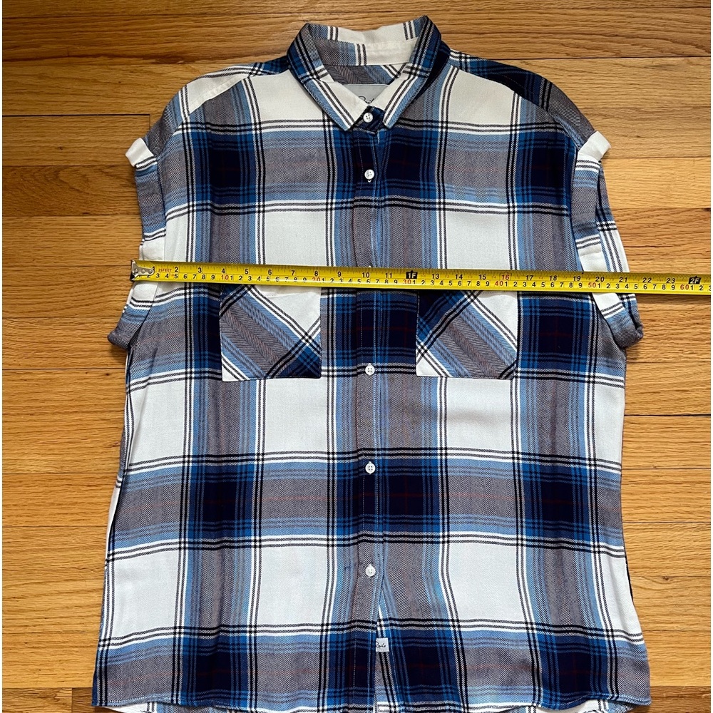 Rails Plaid Rolled Sleeve Button Down Shirt - Picture 11 of 14